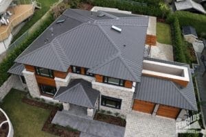 Penfolds Roofing - New Roof Construction - Ziplok Metal Roofing Charcoal - 5